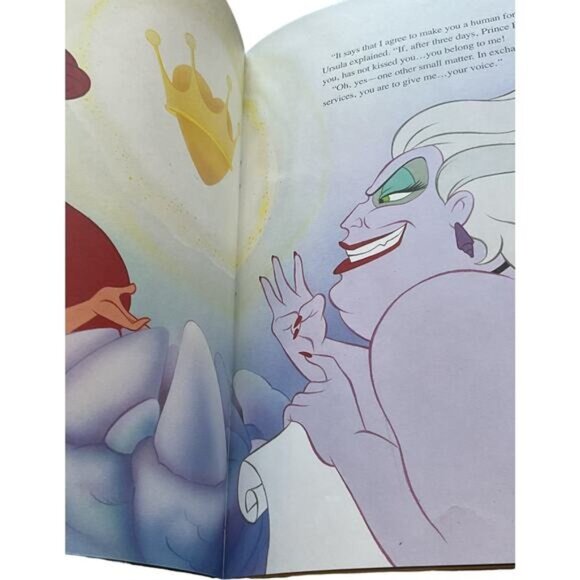 Walt Disney Pictures The Little Mermaid Hardcover Book - Picture 9 of 13